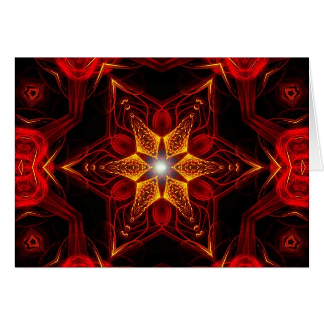 FRACTa REDSTAR Karte (Vorderseite (Horizontal))