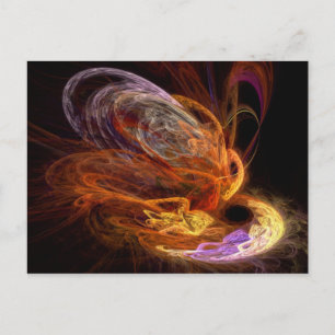 Fractal - Aufstieg des Phönix Postkarte