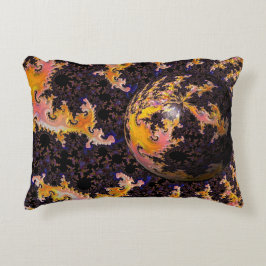 Fractal Firestorm Sphere Dekokissen