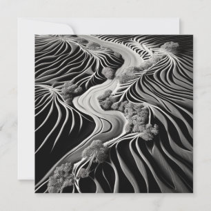 Fractal Flow Feiertagskarte