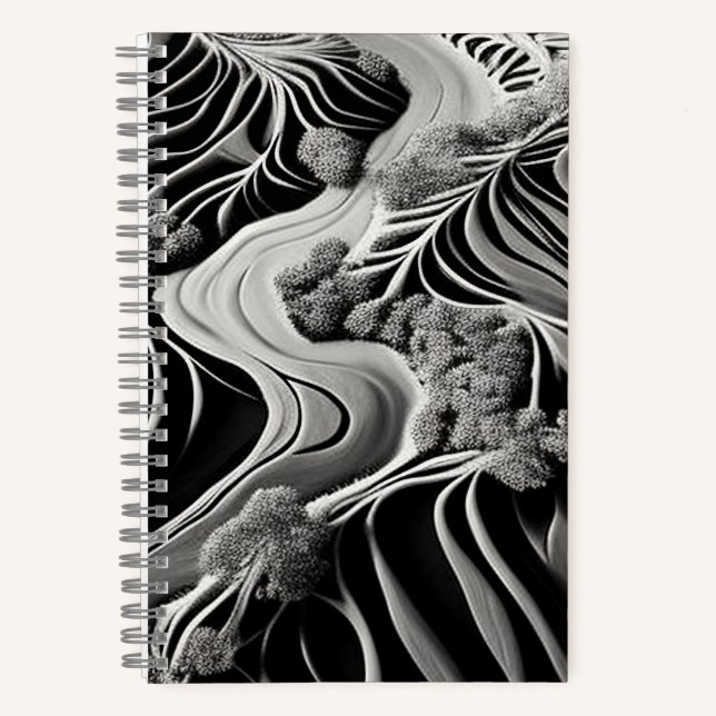Fractal Flow Notizbuch (Vorderseite)