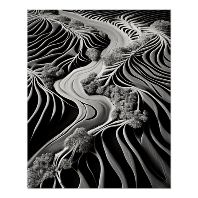 Fractal Flow Poster (Vorderseite)