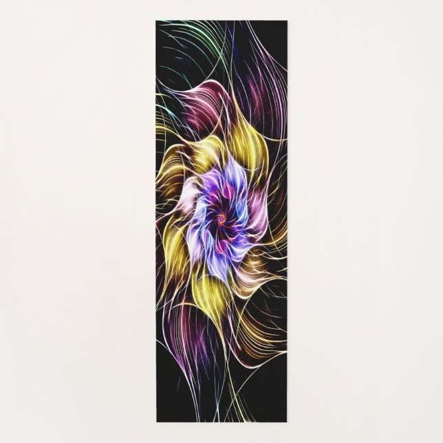 fractal flower yogamatte (Vorderseite)