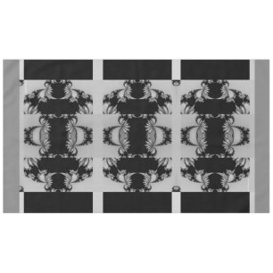 Fractal Garden grau A Tischdecke