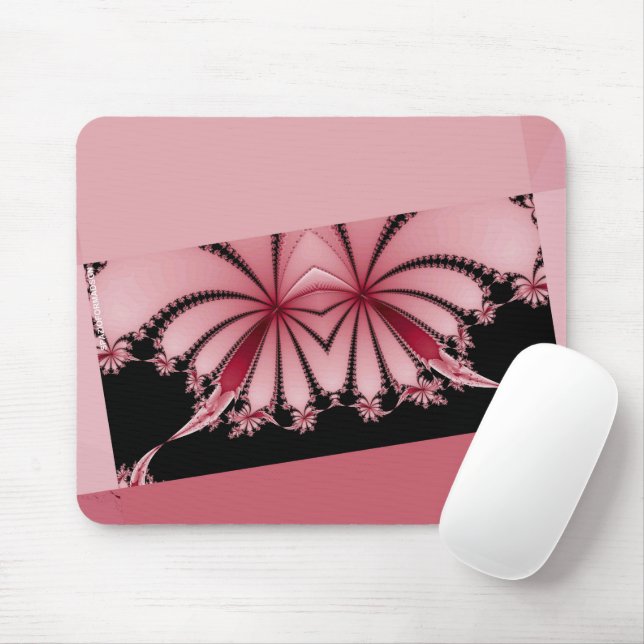 Fractal Garden orchid Mousepad (Mit Mouse)