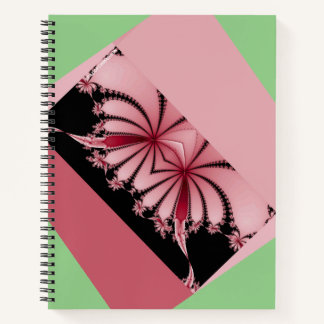 Fractal Garden Orchidee & Gottesanbeterin Notizbuch