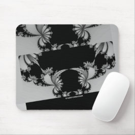 Fractal-Garten grau Mousepad