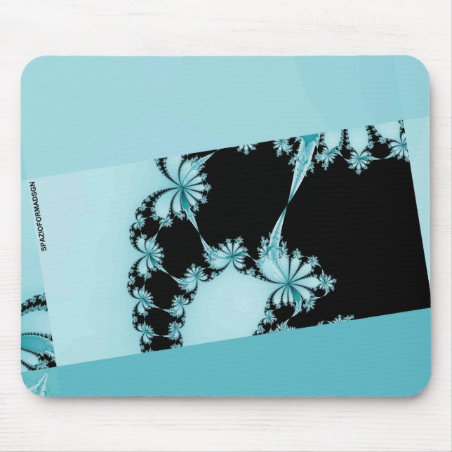 Fractal-Garten-Lagune Mousepad (Vorne)