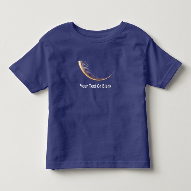 Fractal Shofar Kleinkind T-shirt (Vorderseite)