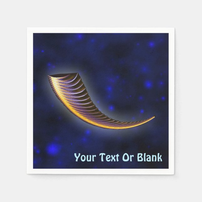 Fractal Shofar Serviette (Vorderseite)