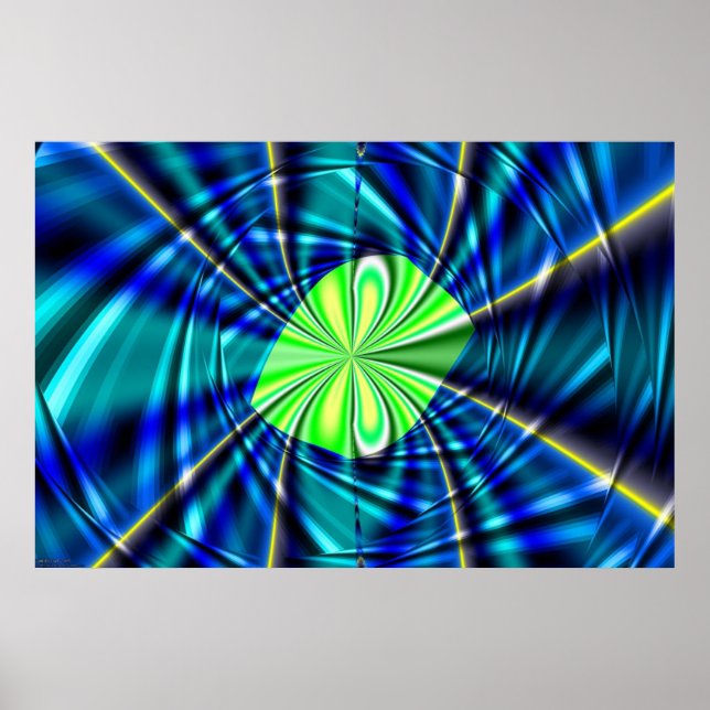 Fractal Swirl Poster (Vorne)