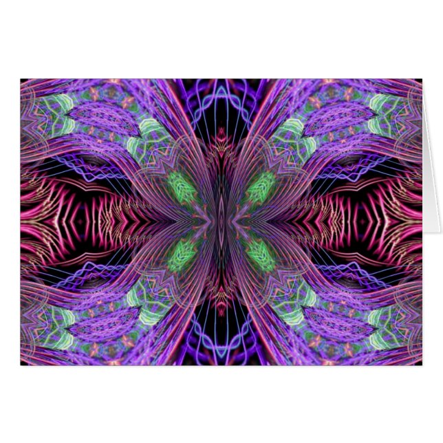 FractalART #142 Card (Vorderseite (Horizontal))