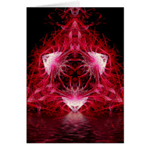 FractalART RedFaces-Karte