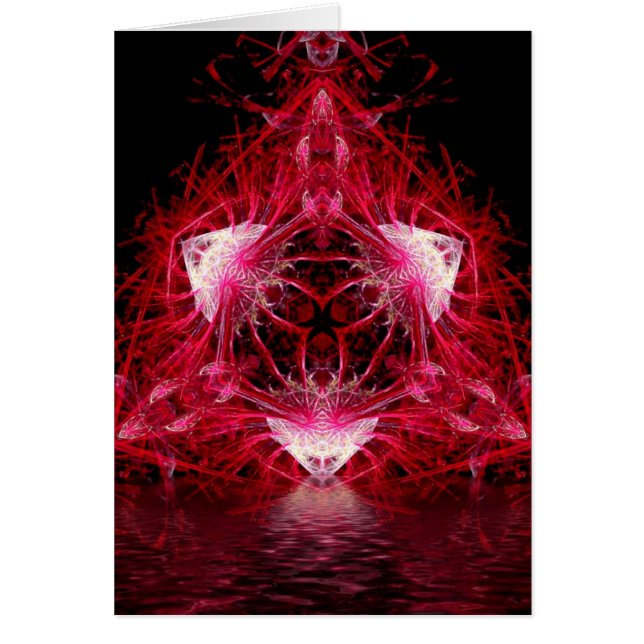 FractalART RedFaces-Karte (Vorne)
