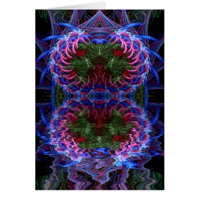 fractalDrops Karte (Vorne)