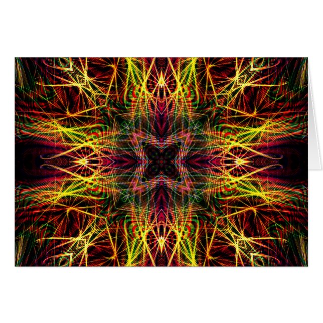 FractaliLights-Karte (Vorderseite (Horizontal))