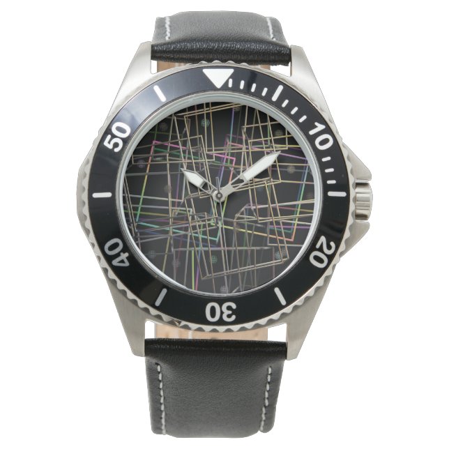 Fractalised Metal Frames beobachten Armbanduhr (Vorderseite)