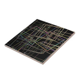 Fractalised Metal Frames Keramik Tile Fliese