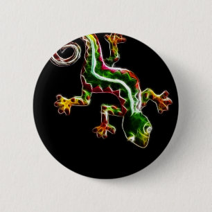 Fractalius Eidechse Button