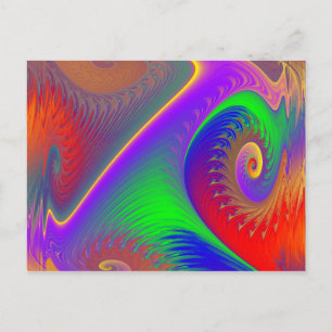 Fractalized 23 postkarte