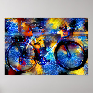 Fractalized Bike Poster