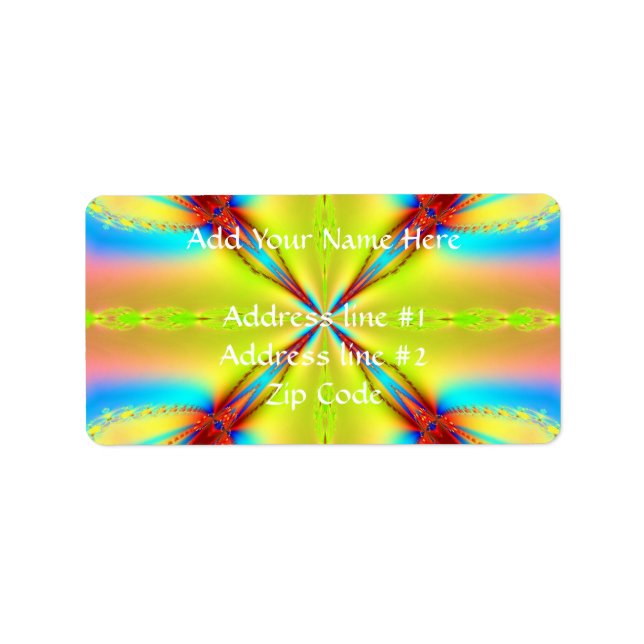 Fractalskop 31 adressaufkleber (Vorne)