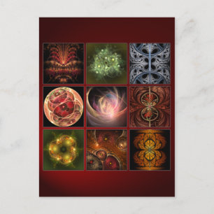 Fractalworld Postkarte