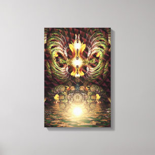 Fractapond Psychedelic Visions Art Leinwanddruck
