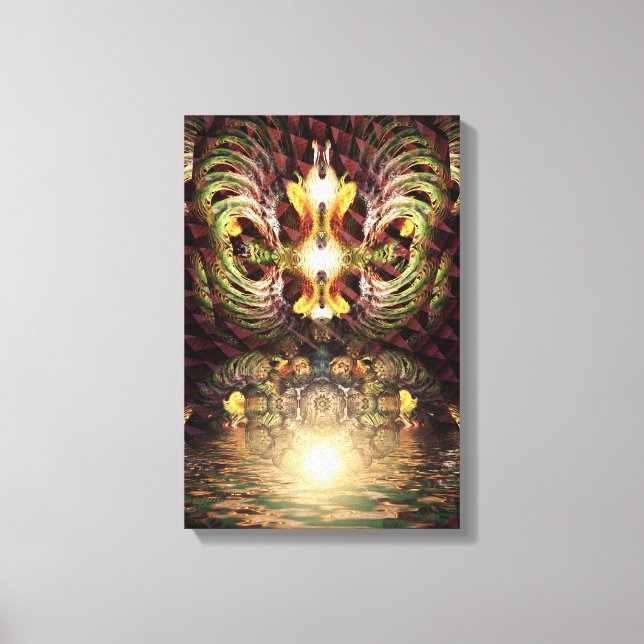 Fractapond Psychedelic Visions Art Leinwanddruck (Vorderseite)