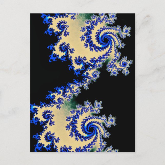 Fractaspin2 Postkarte (Vorderseite)