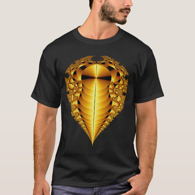 Fractimage Mathematik als Mandelbrot-Fraktal T-Shirt (Vorderseite)
