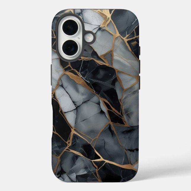 Fractured Stone Elegance Phone Case (Rückseite)