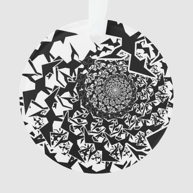 Fractyl Pterodactyl-Schwärme Ornament (Vorderseite)