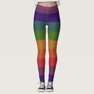 "Frag" Art Regenbogen-Stolz-Leggings Leggings