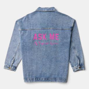 Frag, dass mein Freund zustimmt Jeansjacke