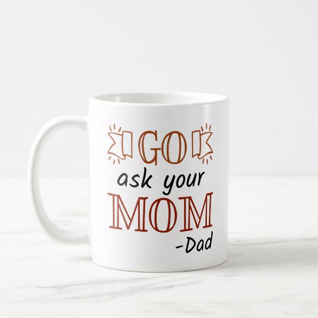 Frag Deine Mutter - Papa Kaffeetasse (Links)