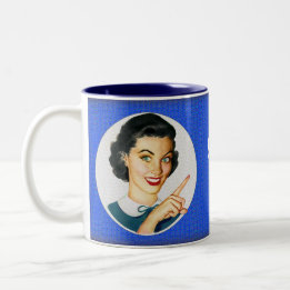 Frag deinen Vater Zweifarbige Tasse