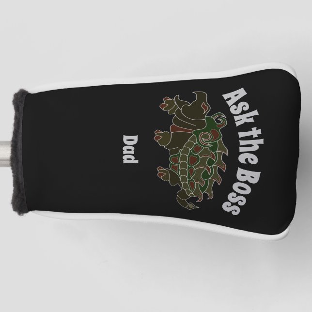 Frag der Boss Vater Alligator Snapping Turtle Golf Headcover (Vorderseite)