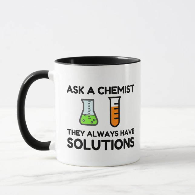 Frag eines Chemisten Tasse (Links)