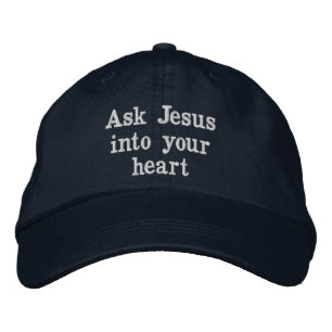 Frag Jesus Bestickte Baseballkappe