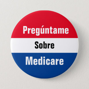 Frag Me About Medicare Button (Spanisch)