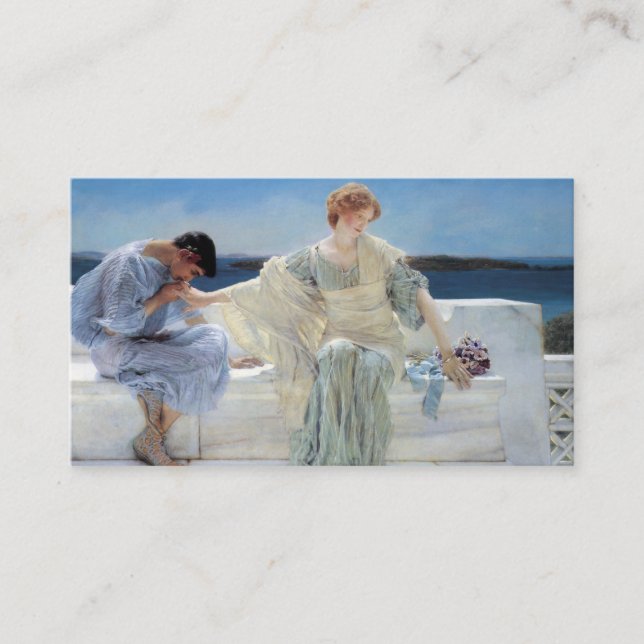 Frag Me No more von Alma Tadema Wedding Begleitkarte (Vorderseite)