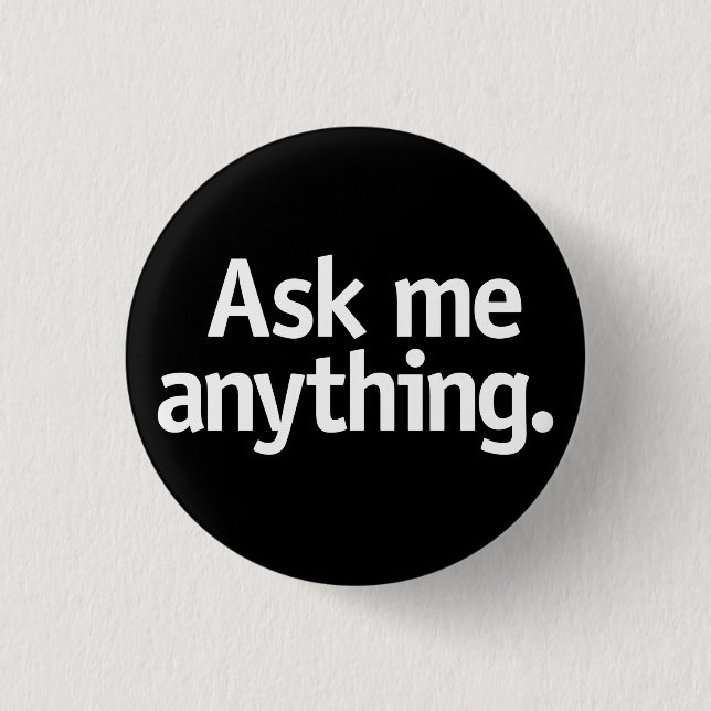 Frag mich alles. button (Vorderseite)