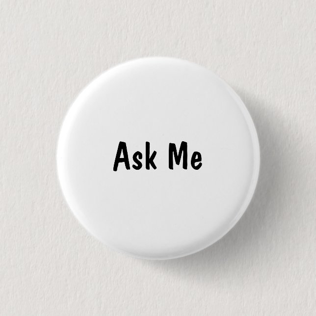 Frag mich button (Vorderseite)
