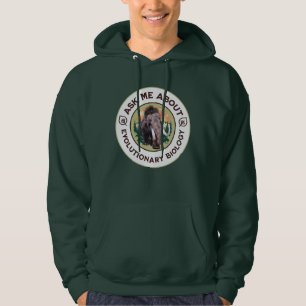 Frag mich nach Evolutionsbiologie Wollhaarmammut Hoodie