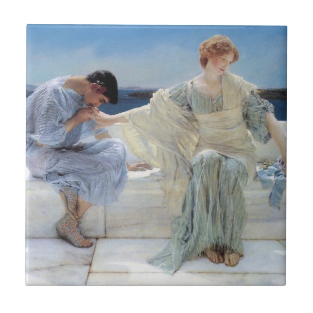 Frag mich nicht mehr von Sir Lawrence Alma Tadema Fliese (Vorderseite)