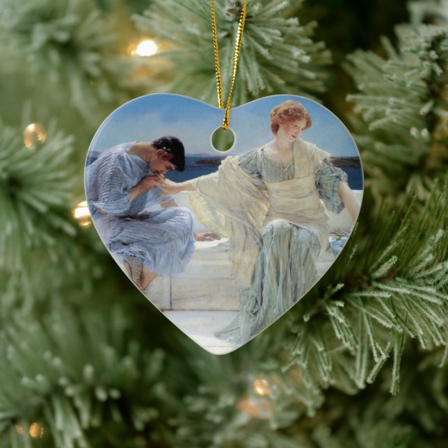 Frag mich nicht mehr von Sir Lawrence Alma Tadema Keramik Ornament (Baum)