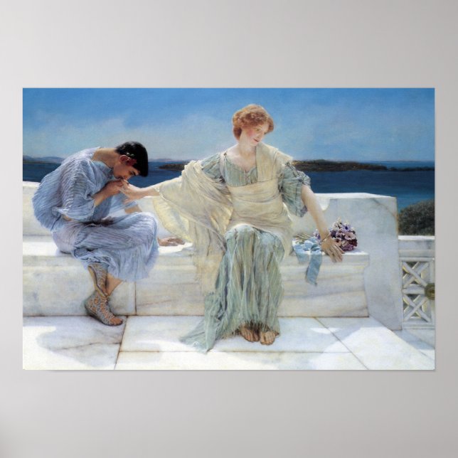 Frag mich nicht mehr von Sir Lawrence Alma Tadema Poster (Vorne)