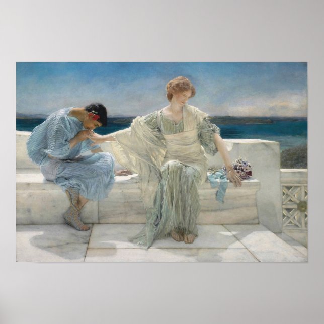 Frag mich nicht mehr von Sir Lawrence Alma-Tadema Poster (Vorne)