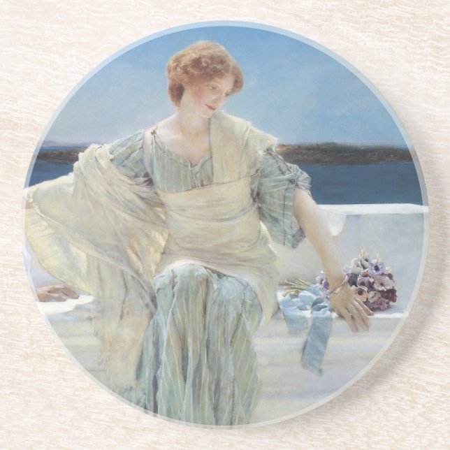 Frag mich nicht mehr von Sir Lawrence Alma Tadema Sandstein Untersetzer (Vorne)